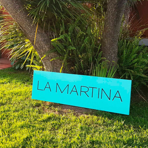 Cartel personalizado cartel de casa tallado