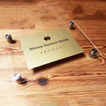 placas de bronce
