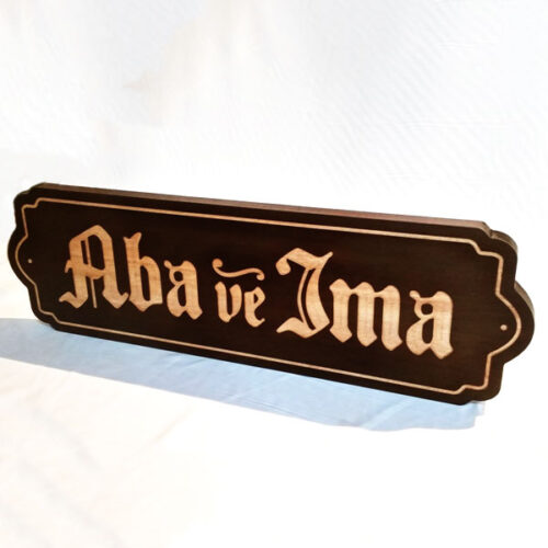 cartel de madera cartel para casa