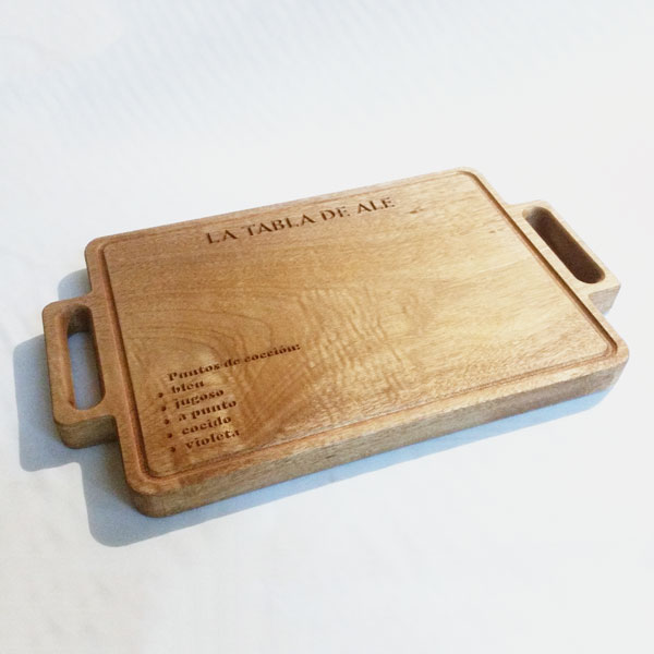 Tabla Para Asado Madera Cocina Eucalipto Asado Picar