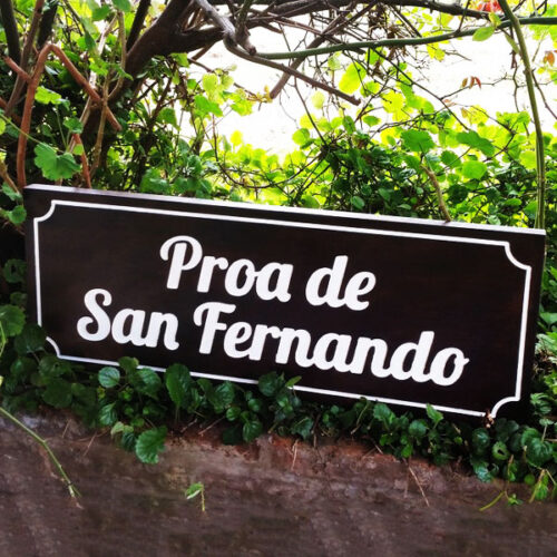 CArtel de madera cartel personalizado