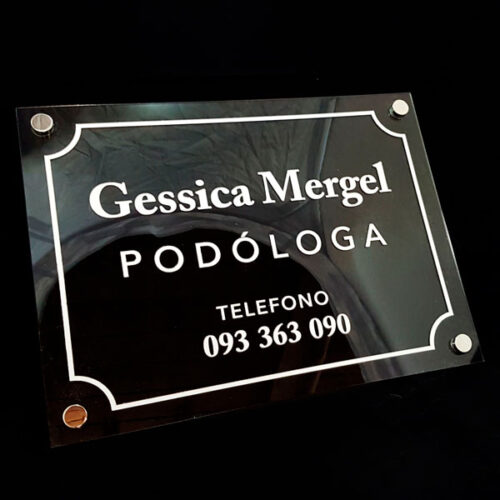 Cartel profesional cartel de podologa