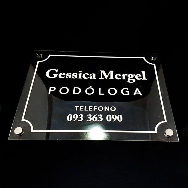 Placas Conmemorativas De Acrilico Grabado Laser 25x35 Cm