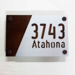 Numero de Puerta en Madera y Aluminio - Imagen 2