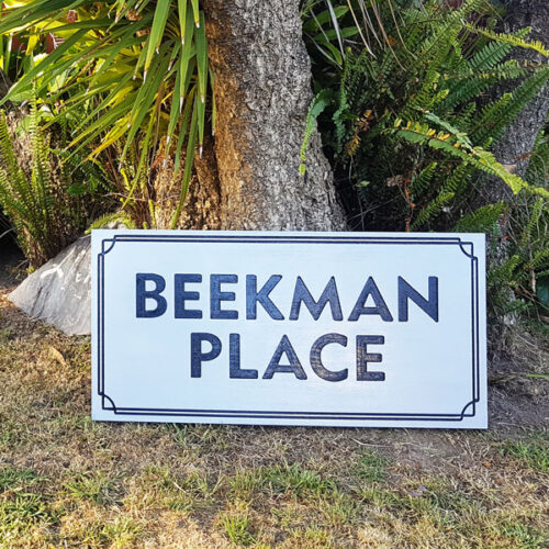 Cartel para fachada cartel personalizado