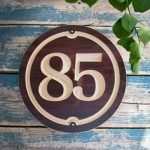 Numeros para puerta en Madera