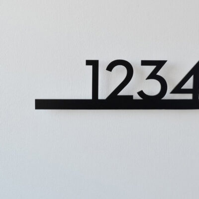 Numero en aluminio compuesto numeracion para puerta