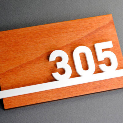 numero moderno numero para puerta